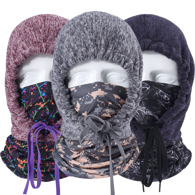 Winter Windproof Ski Balaclava Full Face Mask Motorcycle Cycling Warm Beanie Hat
