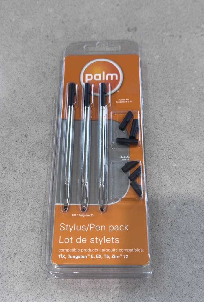 Palm Universal Stylus for T|X, Tungsten E, E2, T5, Zire 72 - 3-Pack (3178WW)