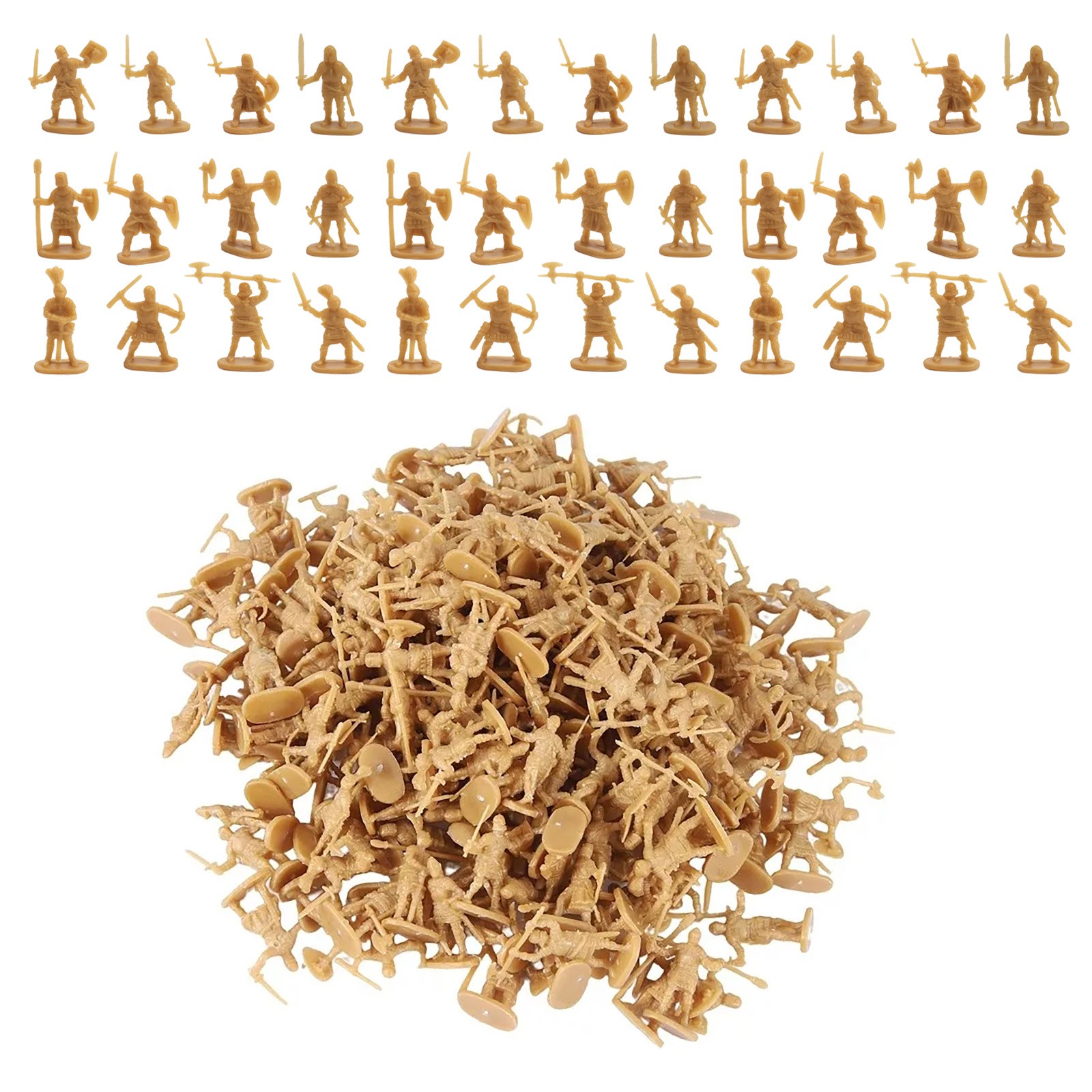 200* Medieval Soldier Toys Realistic Design For Military Knowledge Learning