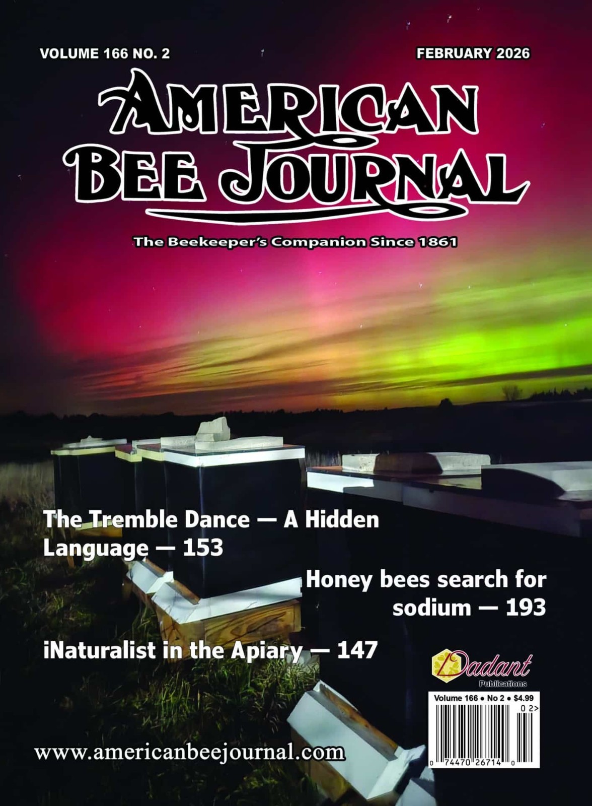 AMERICAN BEE JOURNAL MAGAZINE VOL 166 #2 | FEB 2026