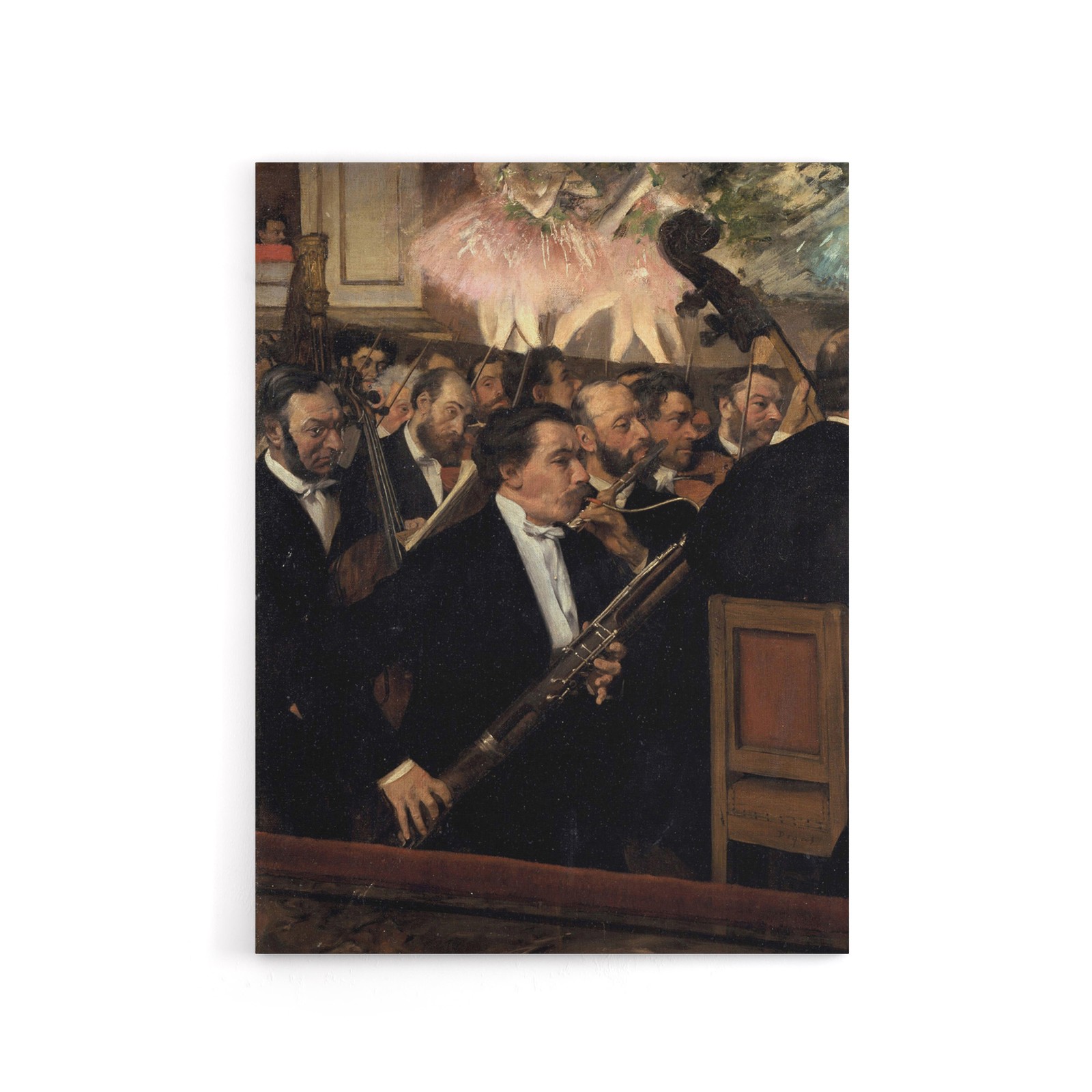The Orchestra at the Opera Edgar Degas Vintage Canvas Wall Art