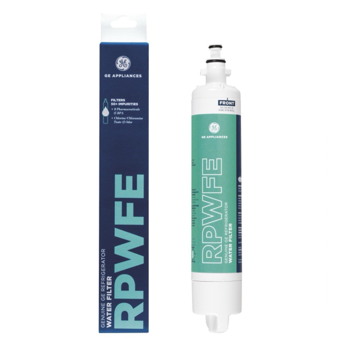 GE Appliances RPWFE Refrigerator Water Filter Genuine Replacement Filter
