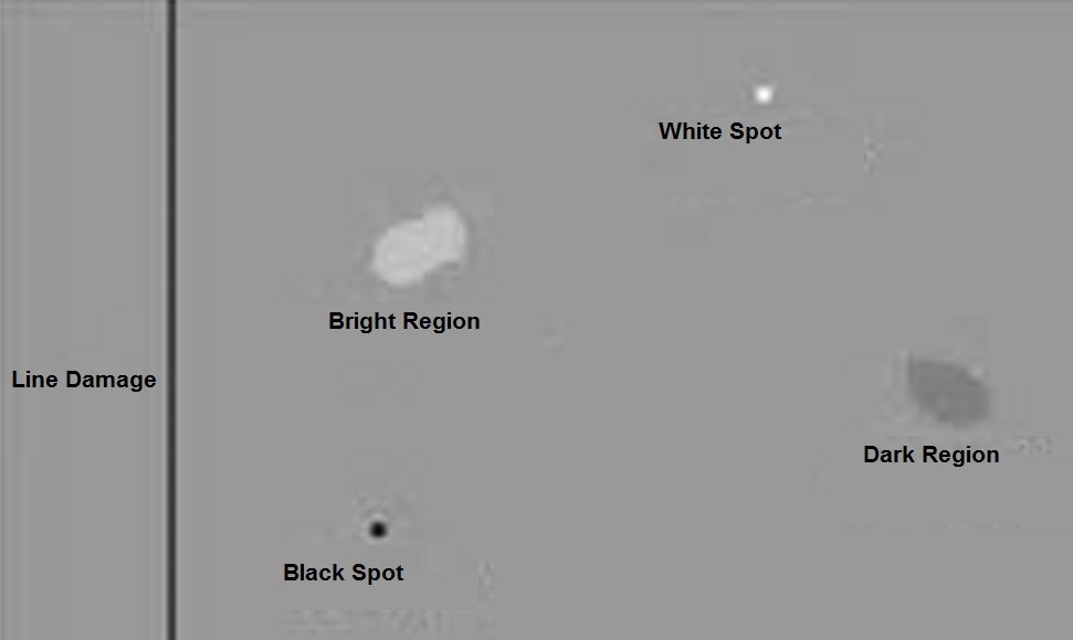 APPLE IPAD 10.2" 8th Generation 32GB Wi-Fi Space Gray DEFECTIVE SCREEN/LCD