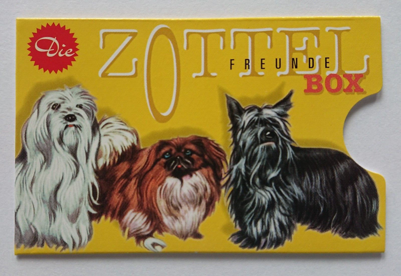 Card Holder Box Phone Card Bankkarte Ec Card Die Zottelfreundebox Dogs