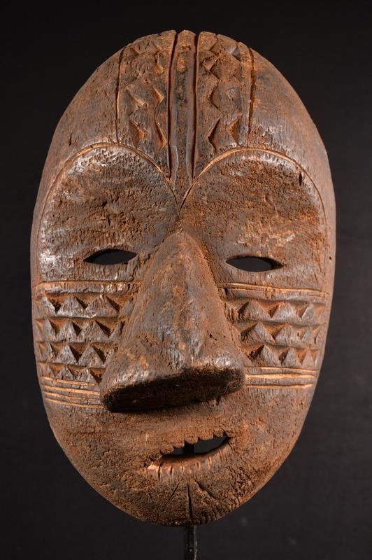An Authentic African Kuba Mask DR Congo Africa  Afrika Afrique 1506