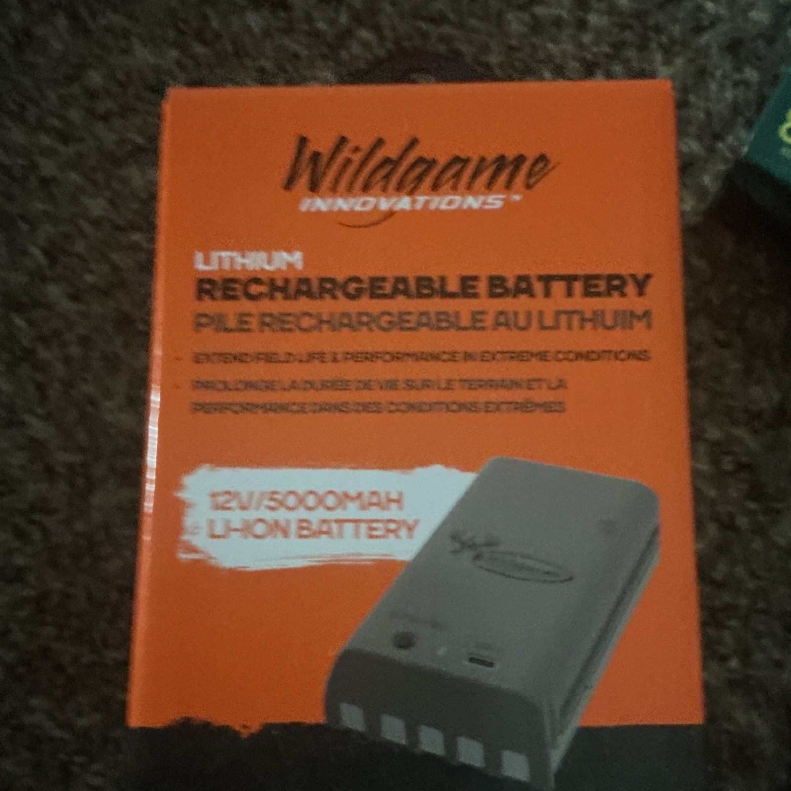 Wildgame Innovations 12V 5000mAh Li-Ion Rechargeable Battery