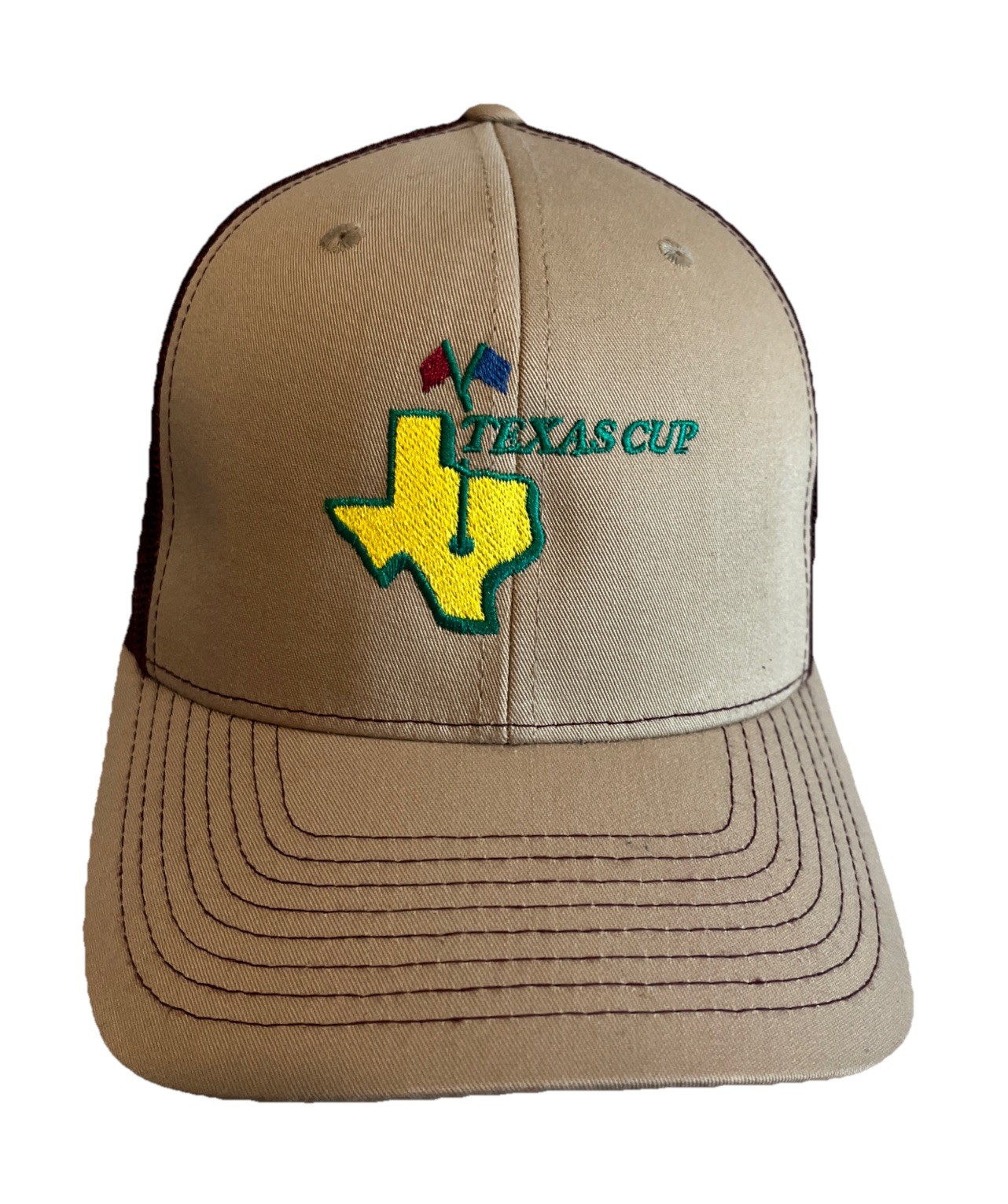 Texas Cup Masters Golf Embroidered Trucker Hat Cap Richardson 112