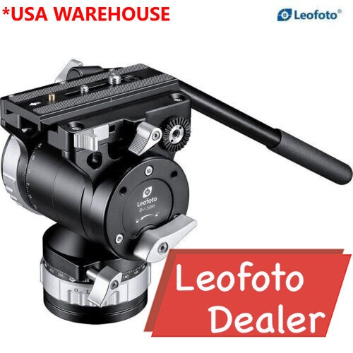 Leofoto BV-30M Pro Video Fluid Head - Manfrotto Standard - BV-30M