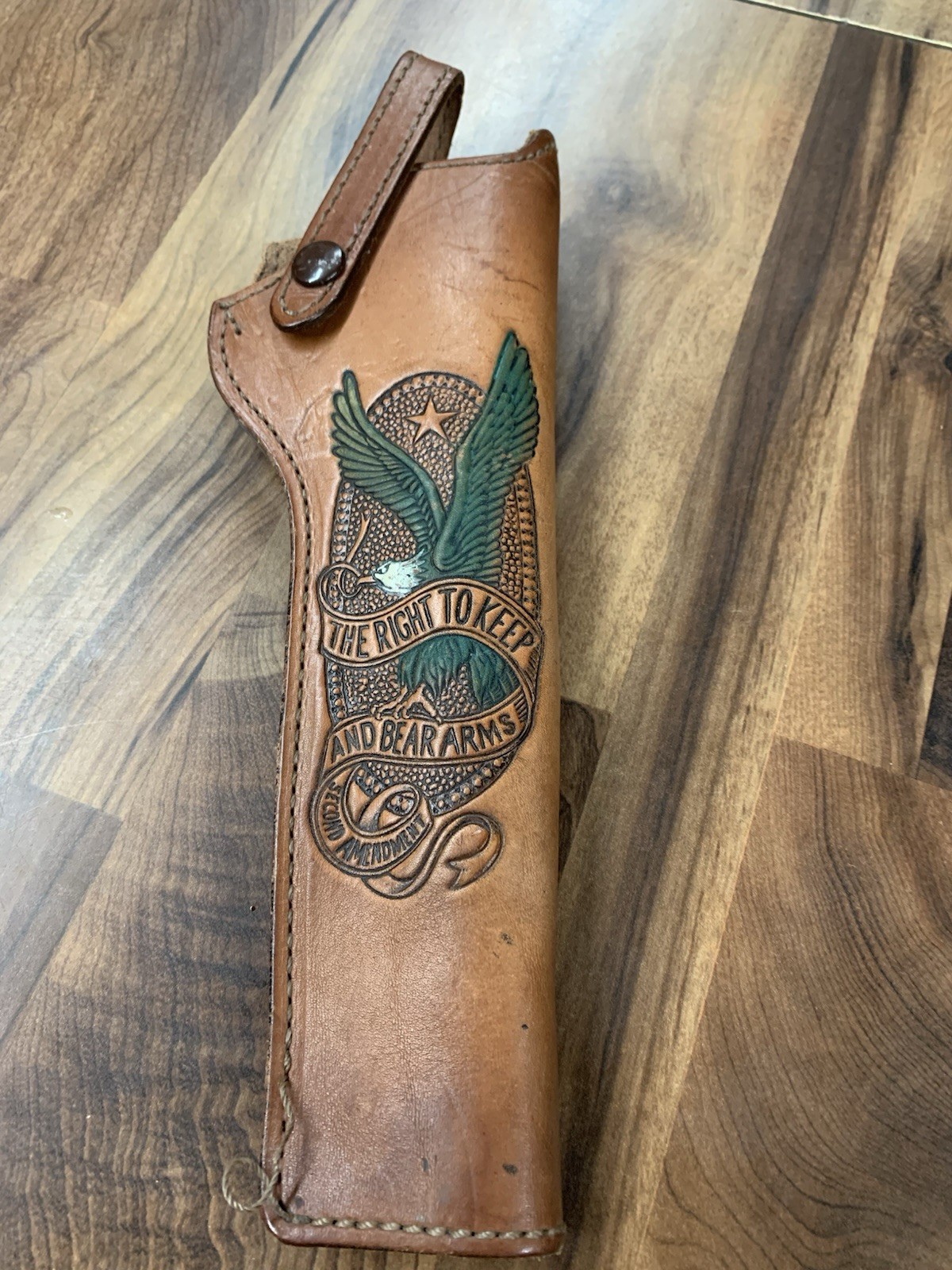 Leathercraft AA&E 6083 1983 Gun Holster Eagle 2nd Amendment Vintage