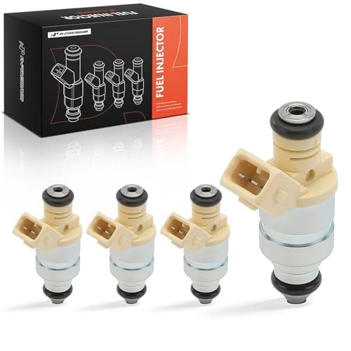 2 Holes Fuel Injectors Set of 4 Compatible with Mini R52/R53 Series Cooper 