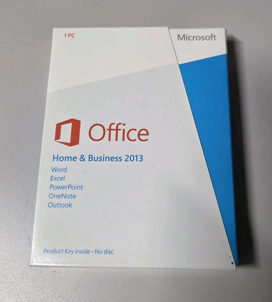 MICROSOFT Office Home and Business 2013 Product Key Card Only NO DISC