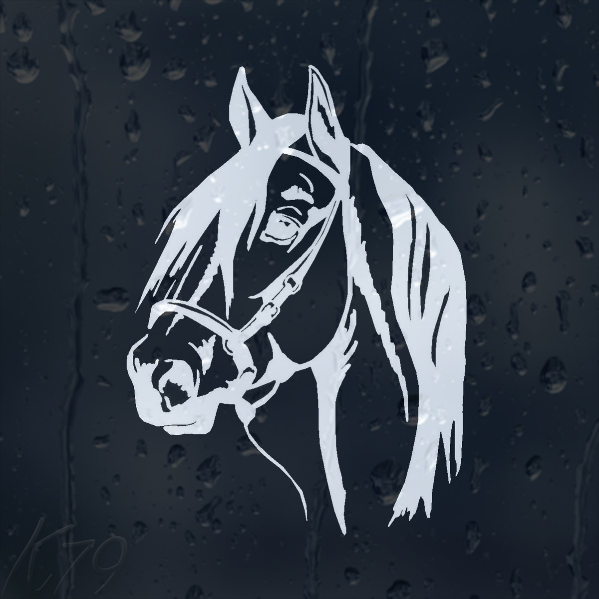 Horse Car Decal Vinyl Die Cut Vinyl Decal