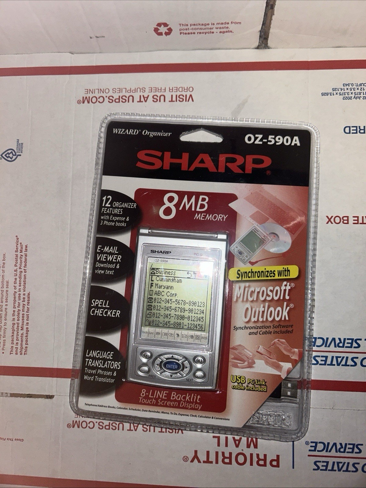 SHARP Wizard Organizer OZ-590 8 mb Memory -  NEW Factory Sealed