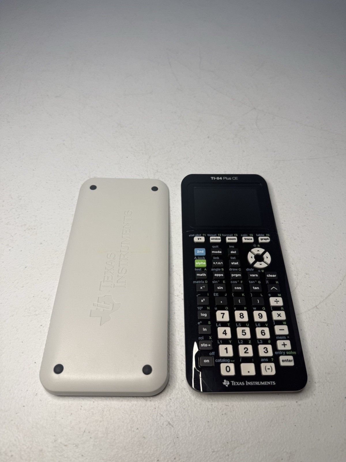 Texas Instruments Ti 84 Plus Ce Graphing Calculator Black Works No Charger