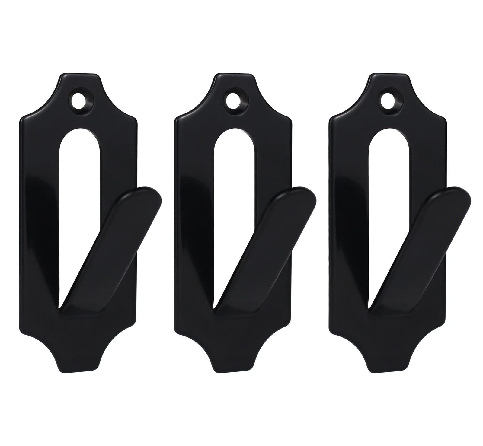 MSSOHKAN Mount Skull Hanger, for Hanging Deer Black 3 PCS, 