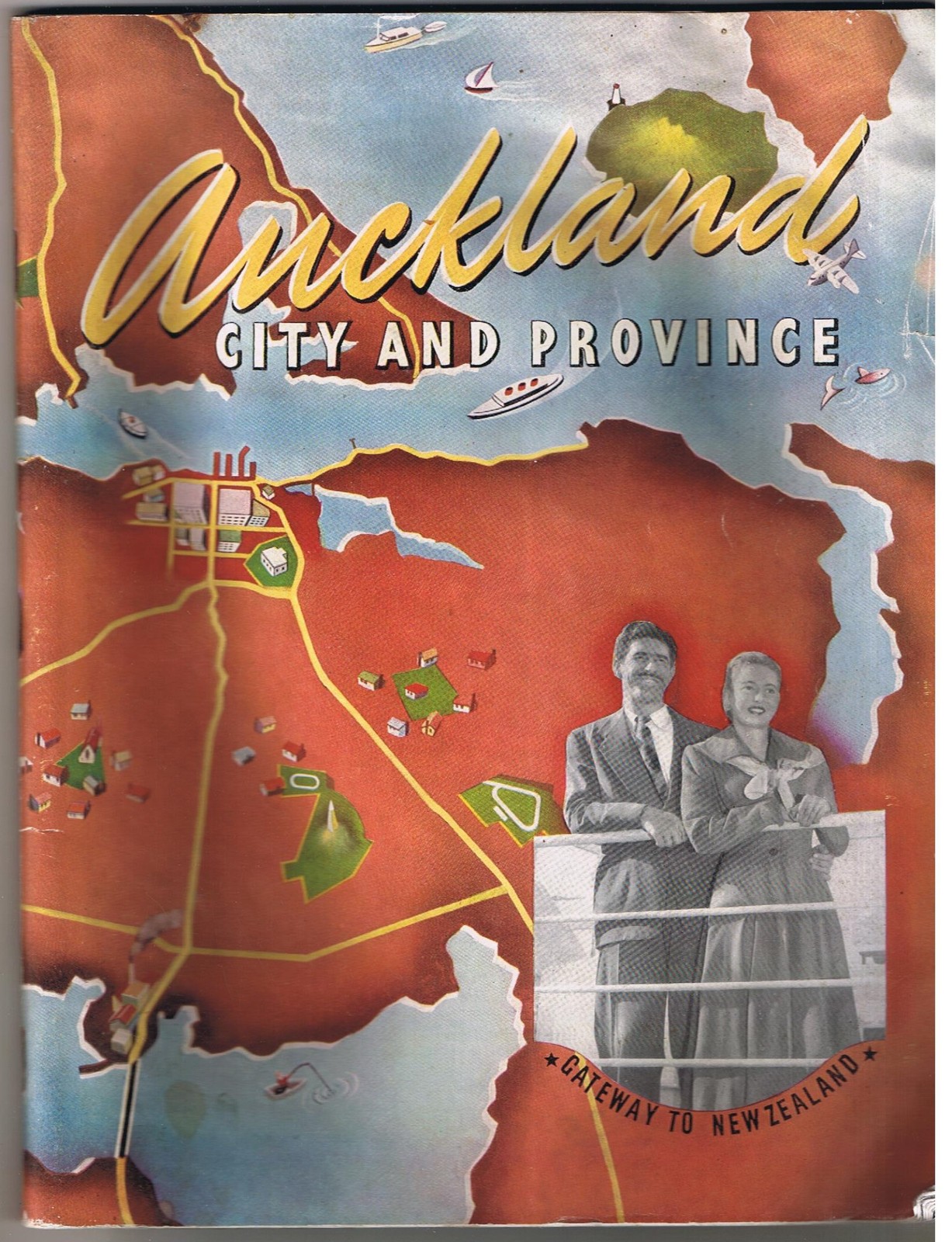 Travel Brochure Auckland New Zealand City & Province 68 Pages