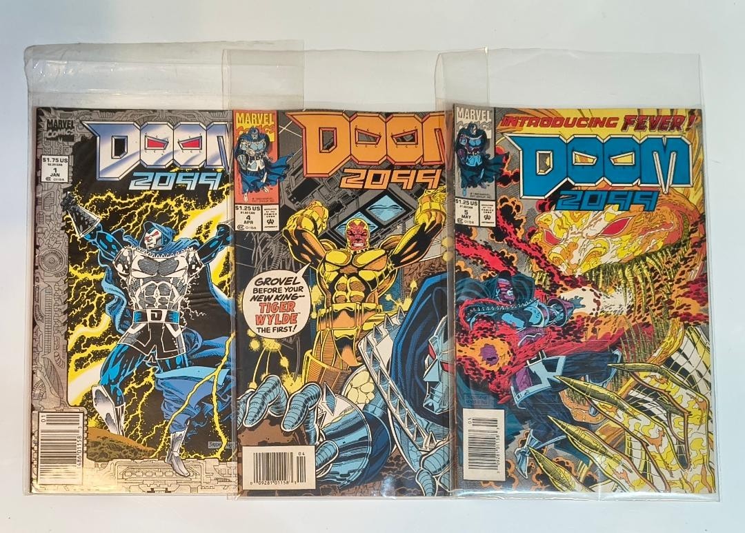 Marvel Comics Doom 2099 Issue's #1 .. # 4 .. and # 5 1993
