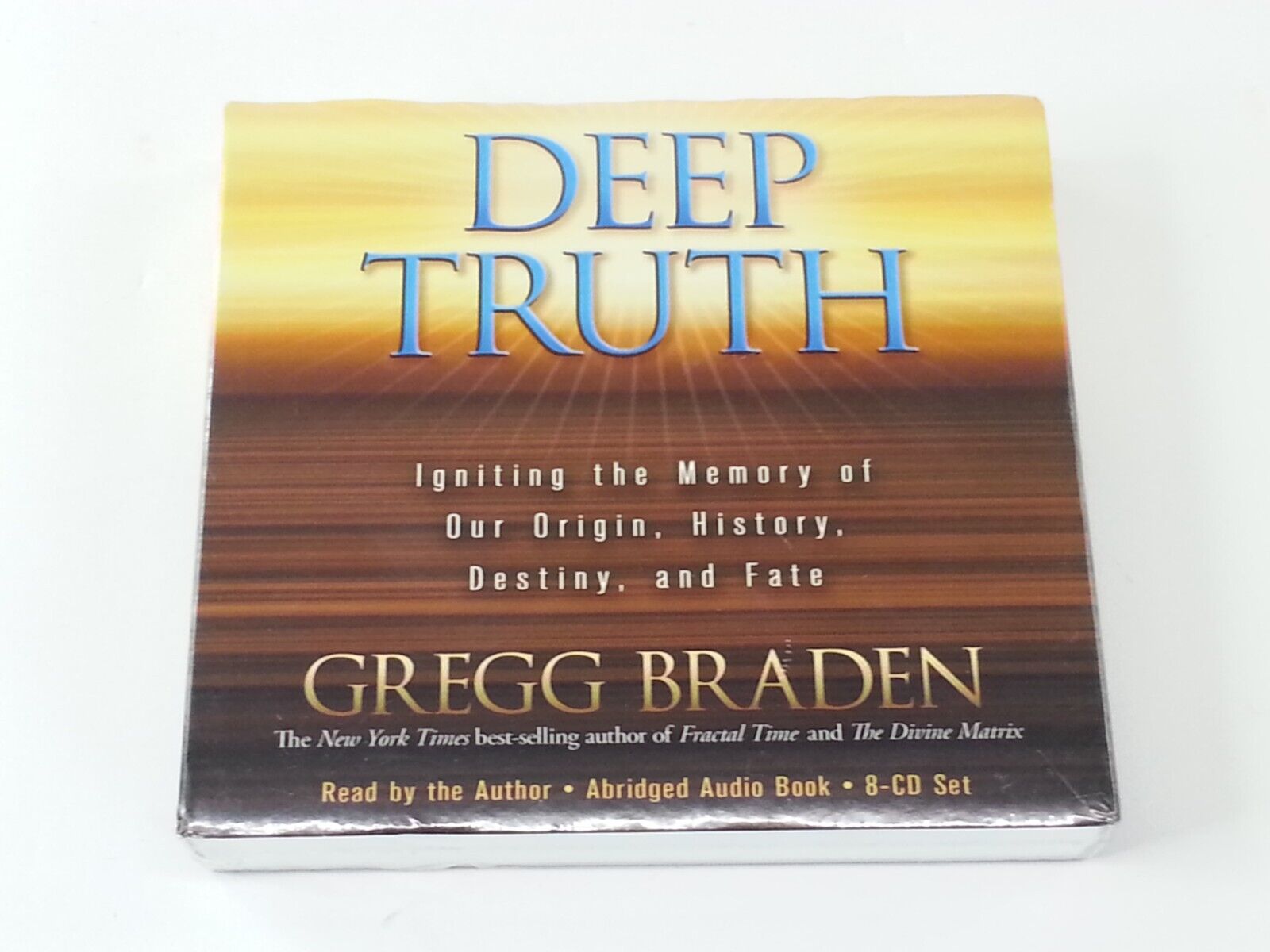 NEW Deep Truth Gregg Braden 8 CD Audio Book Set Igniting Memory Of Our Origin