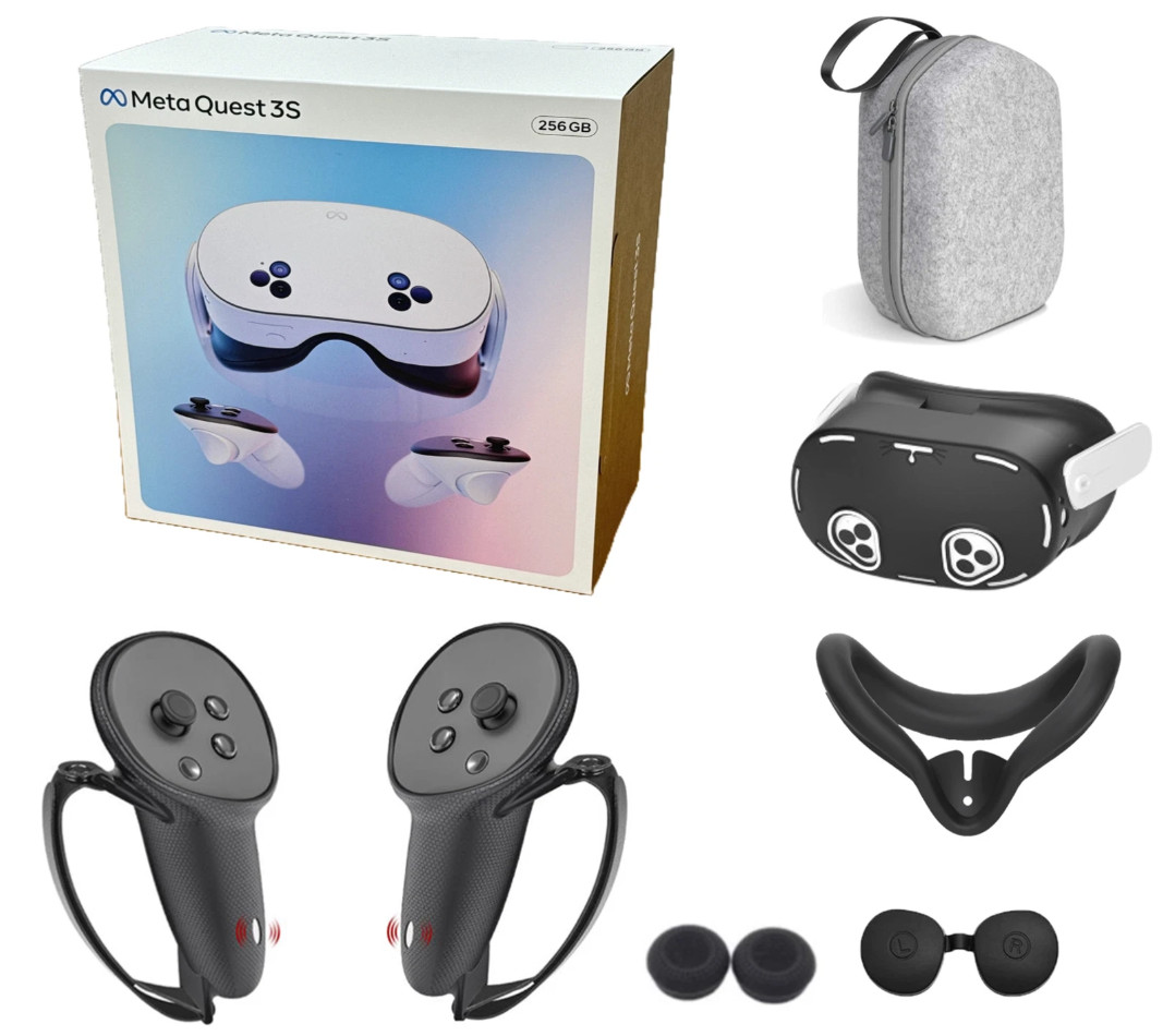 2026 Meta Oculus Quest 3S All-in-one VR Headset Holiday Bundle 256GB