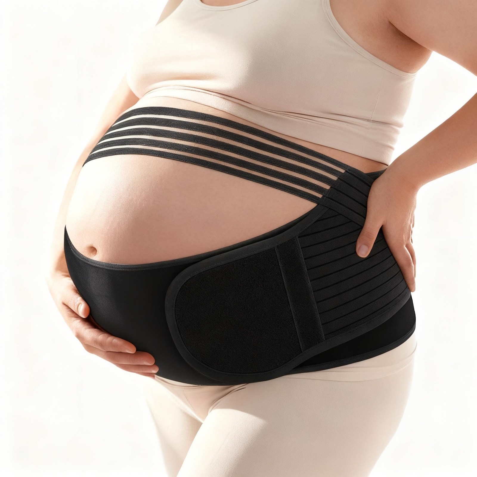 Plus Size Pregnancy Belly Band – Extra Large Maternity Support Belt for Belly...