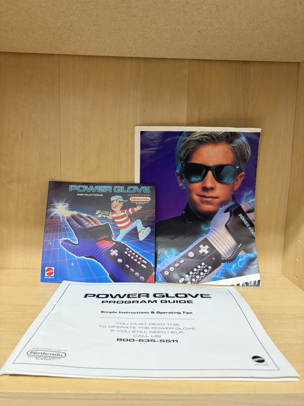 Power Glove Manual & Program & Poster Guide for NES