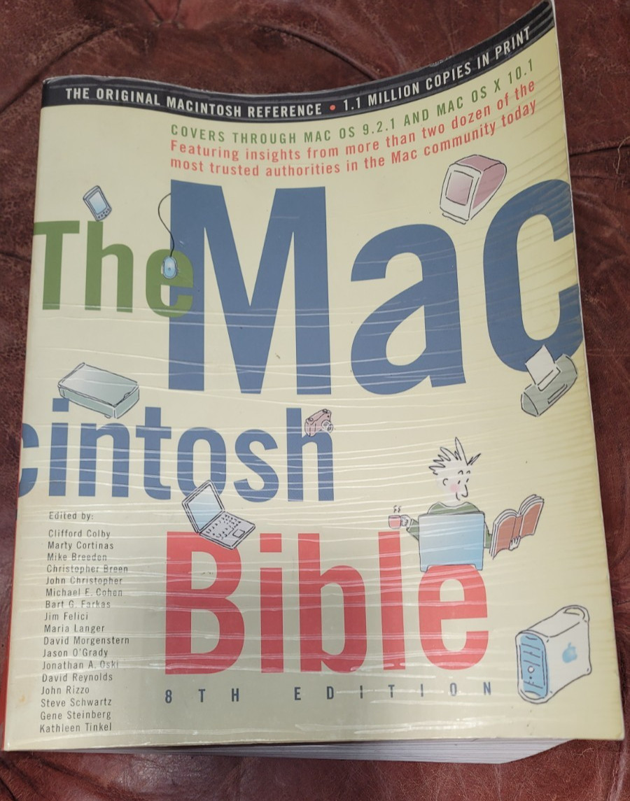 The Macintosh Bible, 8th Edition, by Marty Cortinas, Clifford Colby Vintage MAC