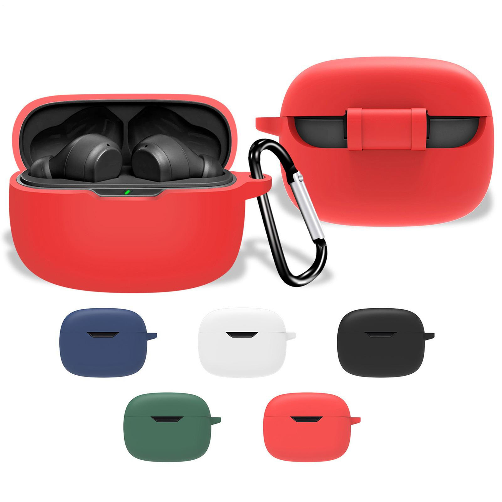 Case For JBL Wave Beam Earbuds Silicone Earphones Cover Anti-Drop Protective 