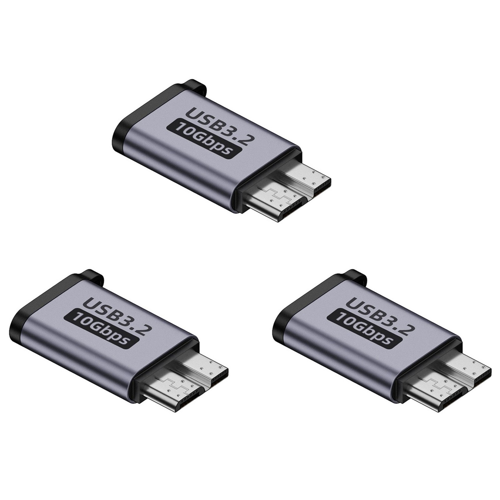 3X Micro-B Male to Type C Female Adapter Type-C USB3.0 Micro-B Connector8960