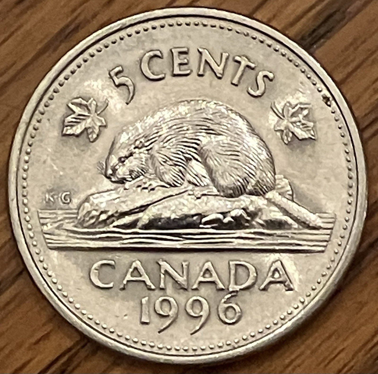 EXTREMELY RARE 1996 ‘ATTACHED 6’ Canada 5 cents nickel EXACT COIN in good shape