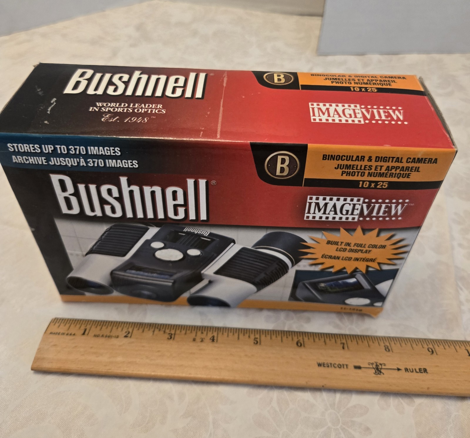 Bushnell ImageView 11-1210 10 x 25 Binocular and Digital Camera