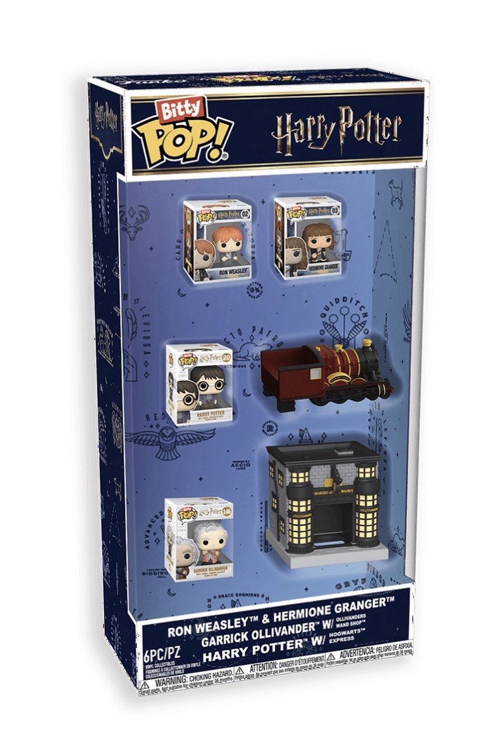 Funko Bitty Pop! Harry Potter 6-Pack Figurine Set Ron Hermione Ollivander