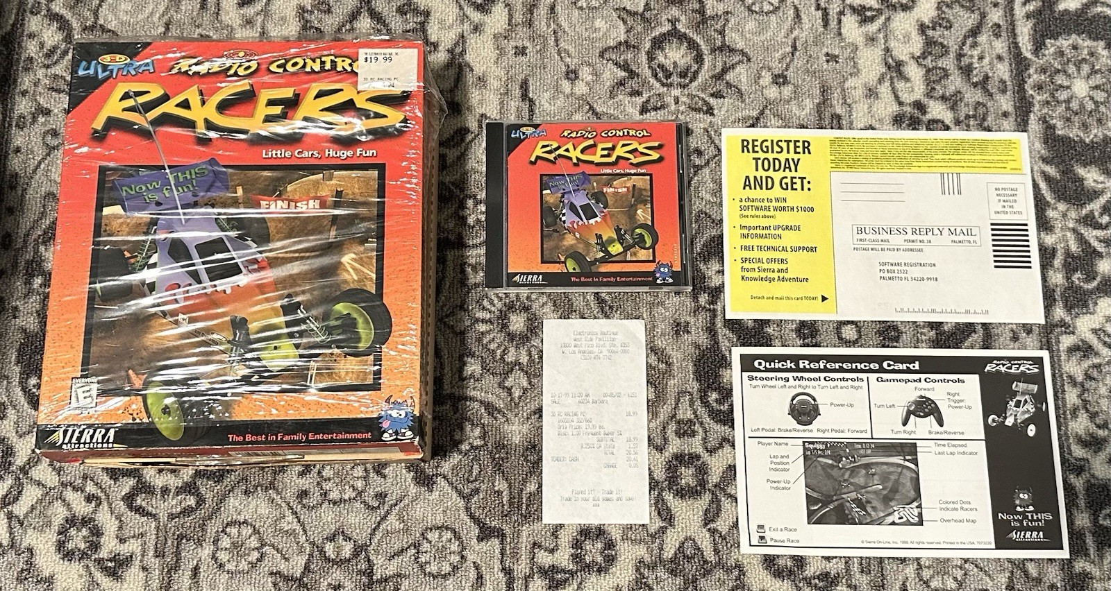 Radio Control Racers Big Box CD-ROM 1999 Sierra On-Line Windows 98/95 3-D Ultra