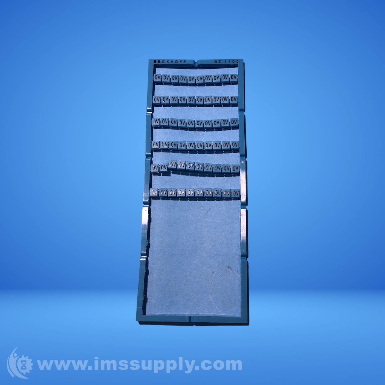 Beckhoff BZ1100 Blue 100 Contact Labels 5 X 5 mm 9737