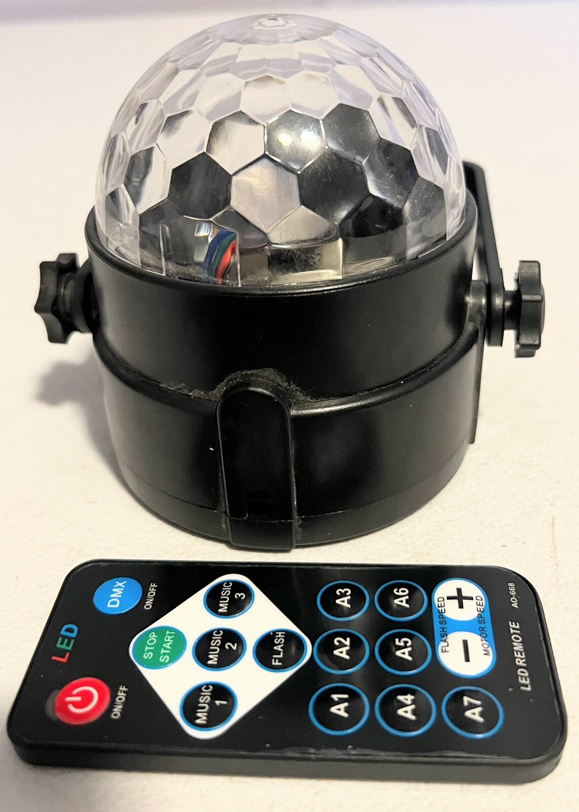 Home Party Spinning Disco Ball Party Light Strobe Lights RGB LED Stage Light