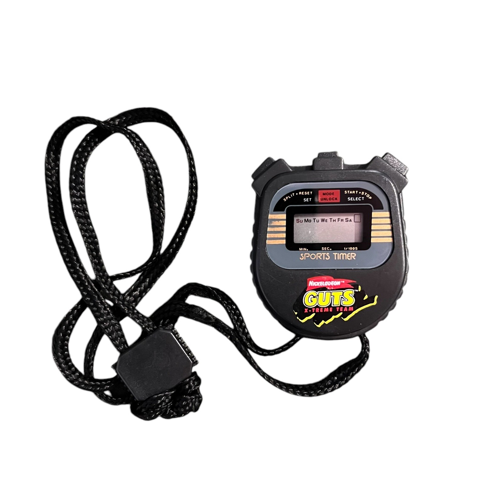 Nickelodeon Guts X-Treme Team Stopwatch Sports Timer Vintage Early 90’s Kellogg