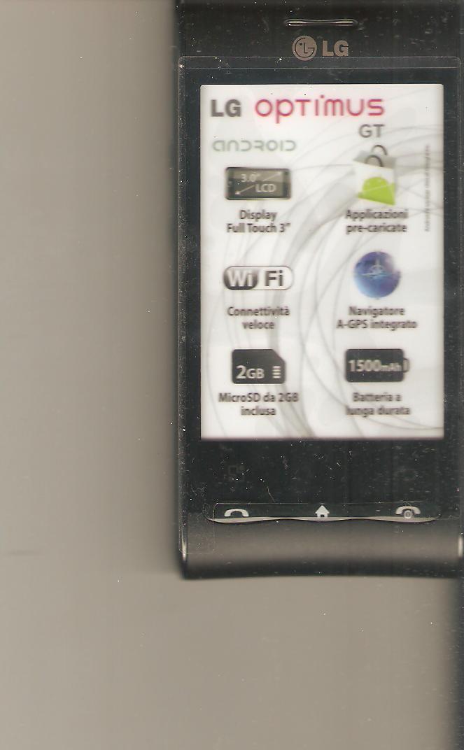 FAKE SHOWCASE PHONE - DUMMY - LG OPTIMUS GT (IS NOT A PHONE)