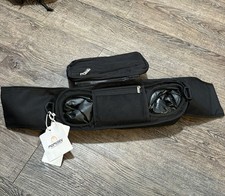 Momcozy Black Insulated Bottle Holder Stroller Organizer Detachable Bag NEW NWT