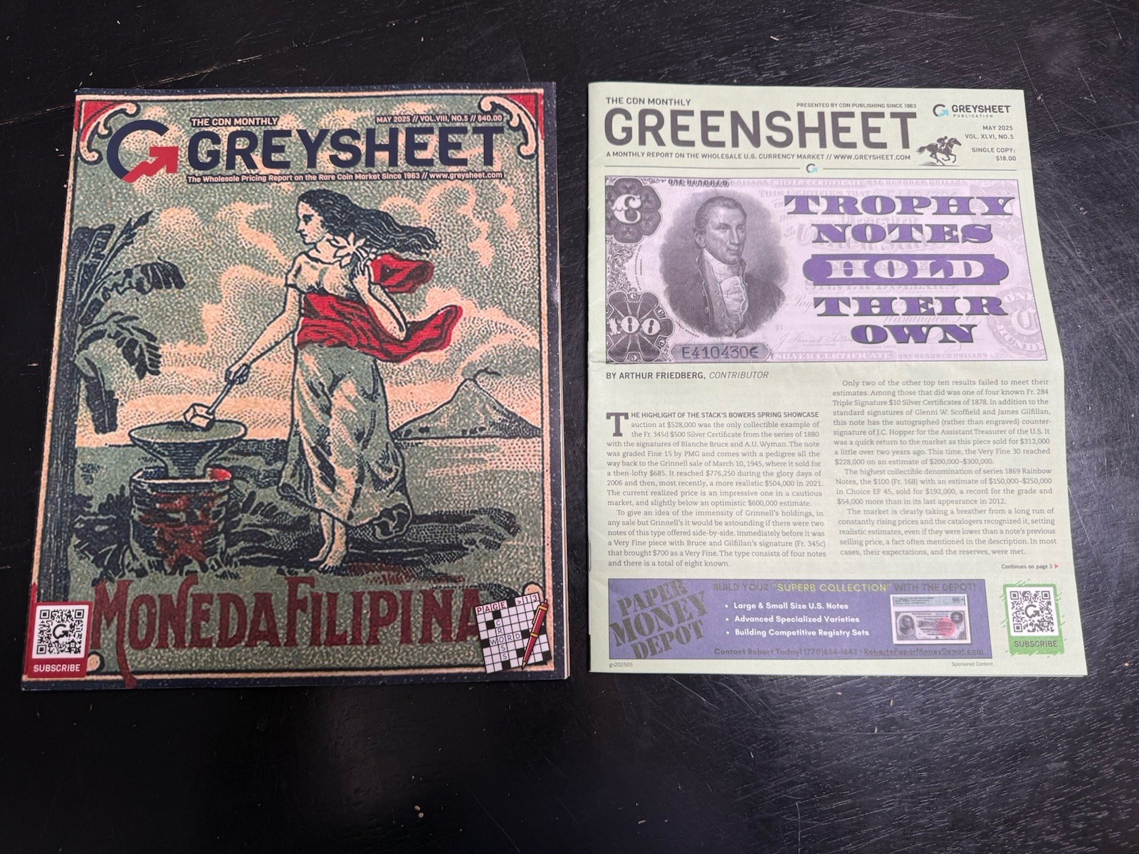 The CDN Greysheet May 2025/Greensheet May 2025 Monthly Report Package
