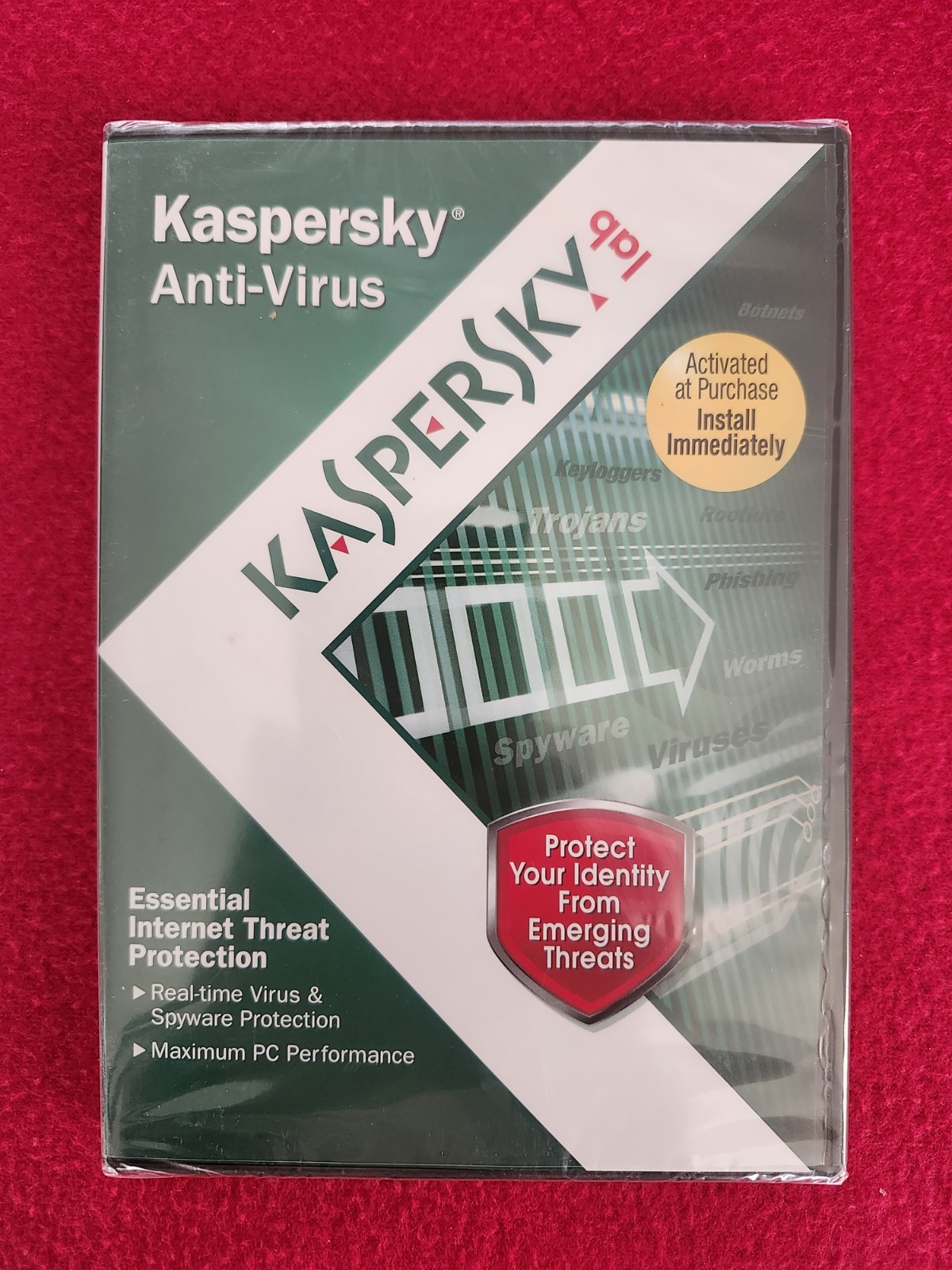KASPERSLab Anti-Virus Protection PC Computer Security Software - NEW SEALED