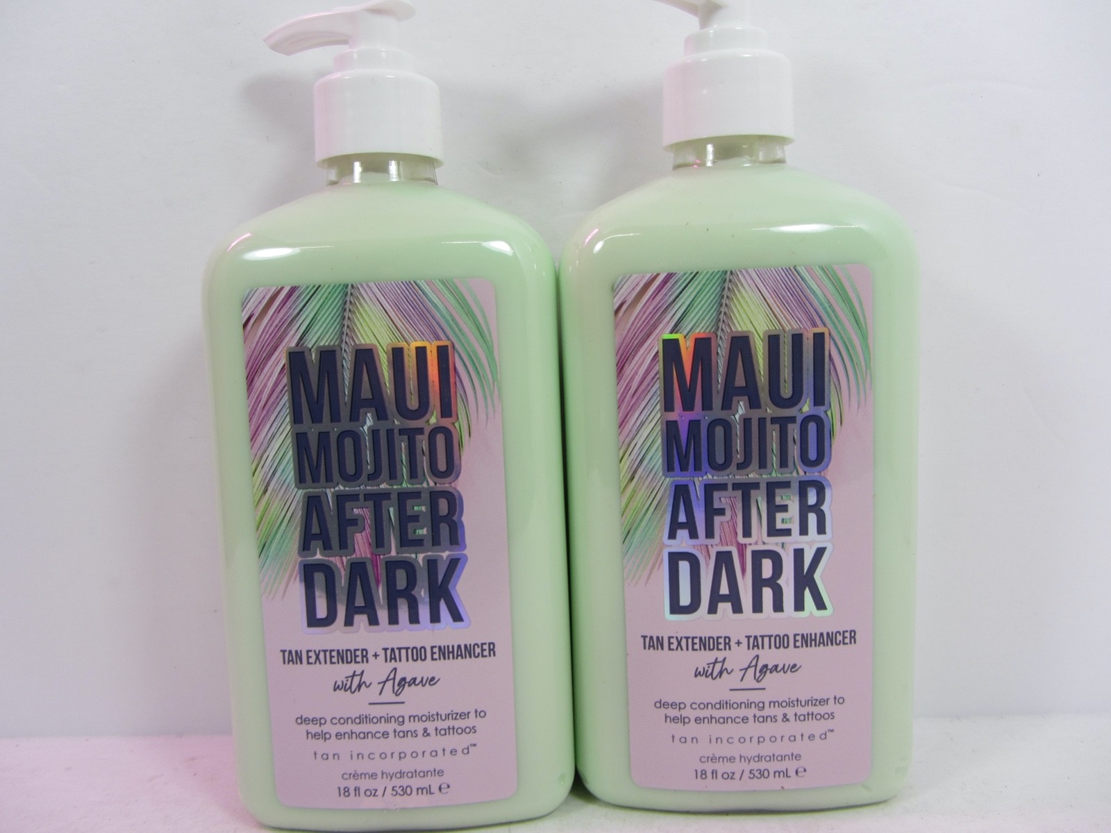 2 PACK MAUI MOJITO AFTER DARK GRADUAL TAN DHA LOTION + MOISTURIZER w/ AGAVE