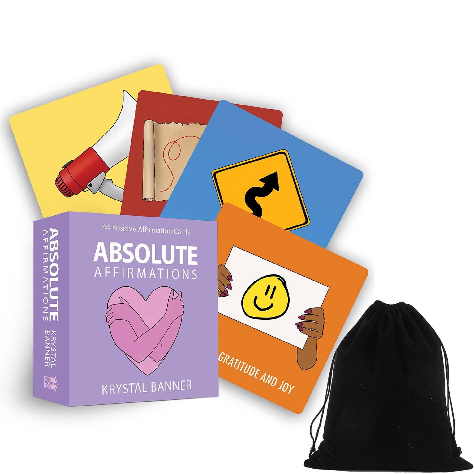 Absolute Affirmations Cards Deck Oracle K. Banner Manifesting Hay House With T