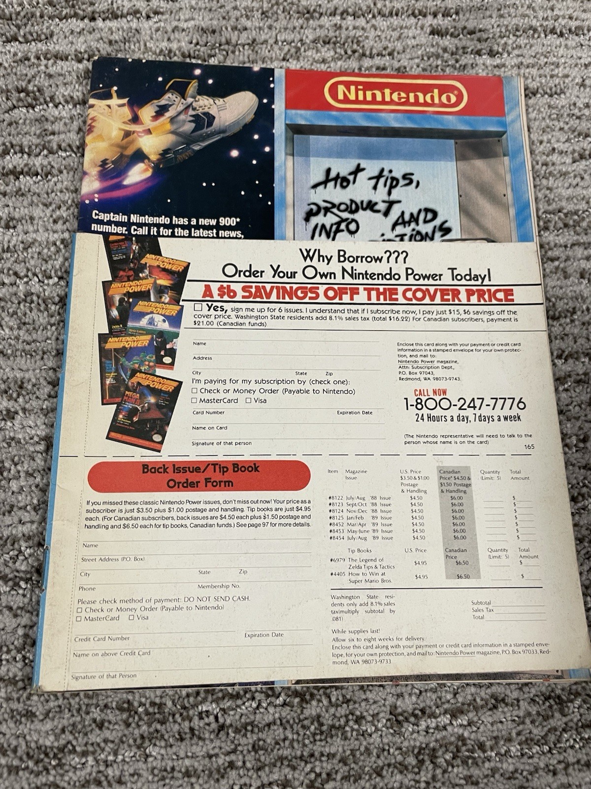 Nintendo Power Magazine No Covers Sept Oct 1989 May June 1990 Duck Super C Lot