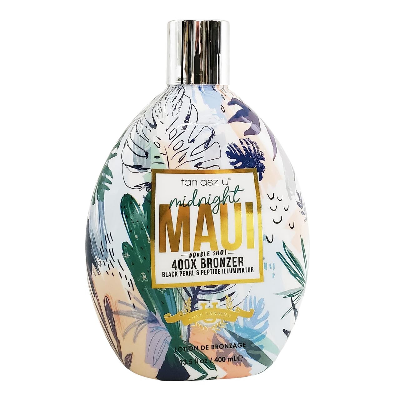 Tan Asz U Midnight Maui 400X Bronzer Tanning Lotion 13.5 Fl Oz