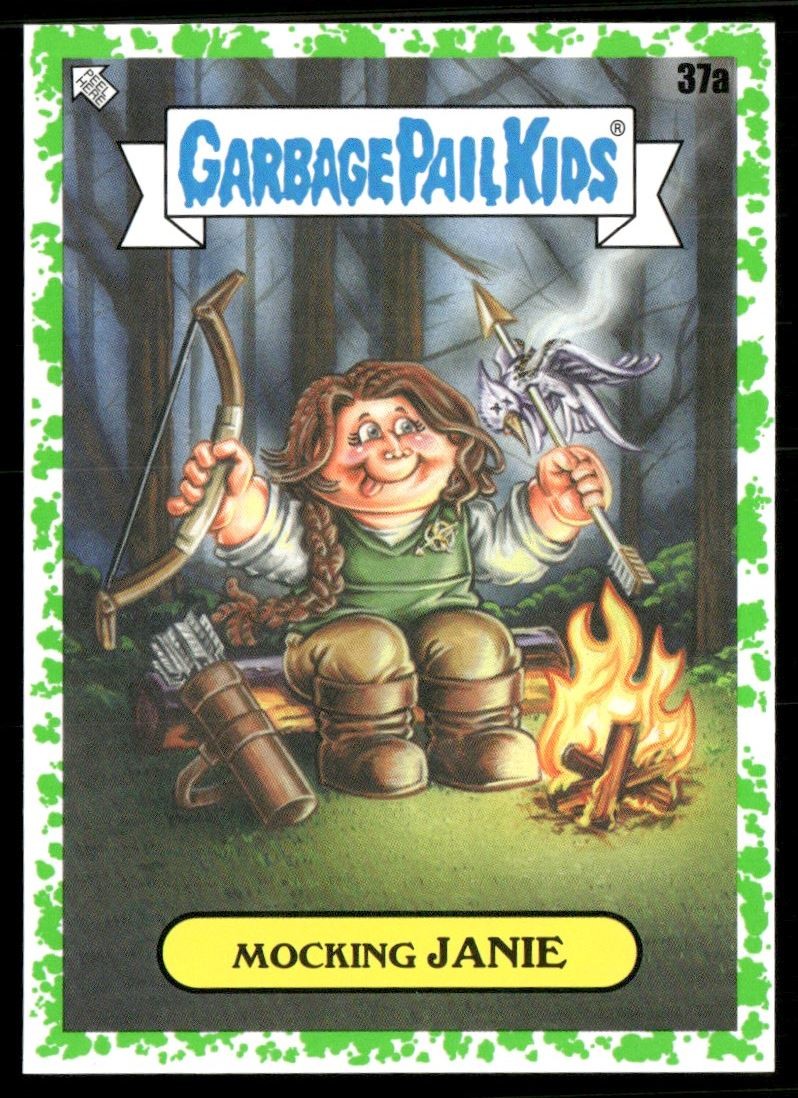MOCKING JANIE 2022 Garbage Pail Kids Booger Green #37A