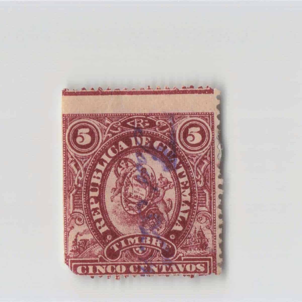 (A)Guatemala Revenue Stamp [S7273]8e3