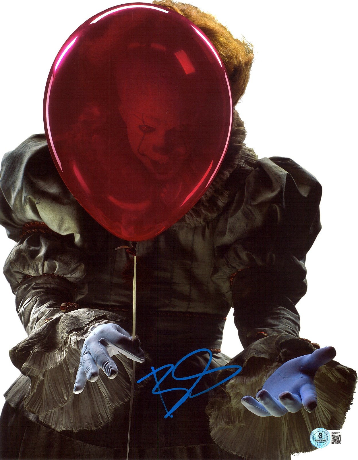 BILL SKARSGARD SIGNED AUTOGRAPH IT 11X14 PHOTO BECKETT BAS PENNYWISE