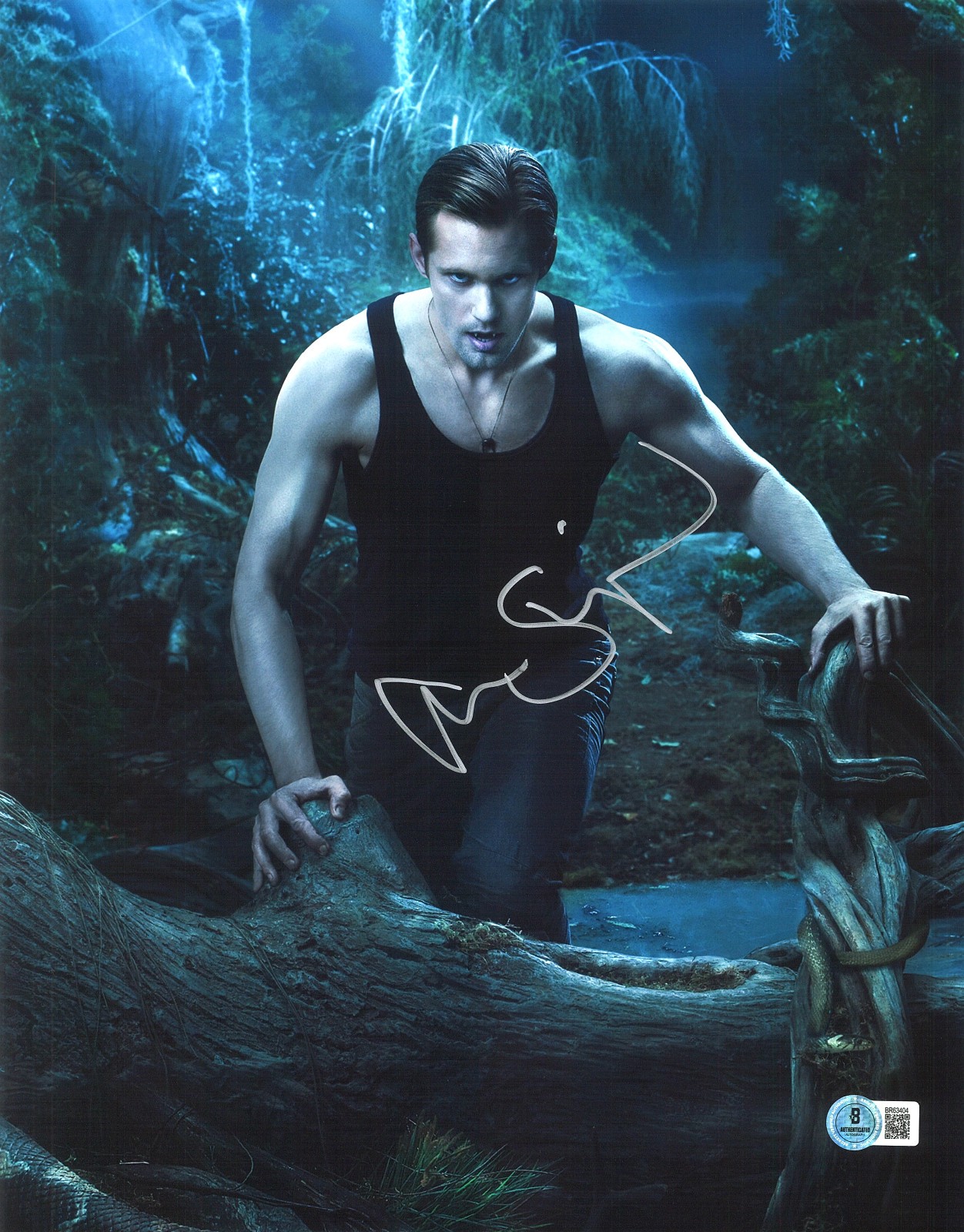 Alexander Skarsgard Signed Autograph True Blood 11x14 Photo BAS Beckett