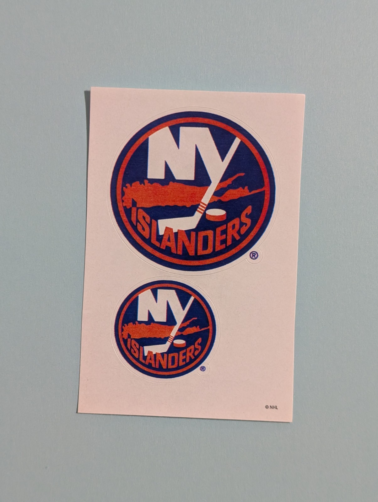 New York Islanders Logo Sticker - 2013 NHL Vending Sports Series - Ice Hockey