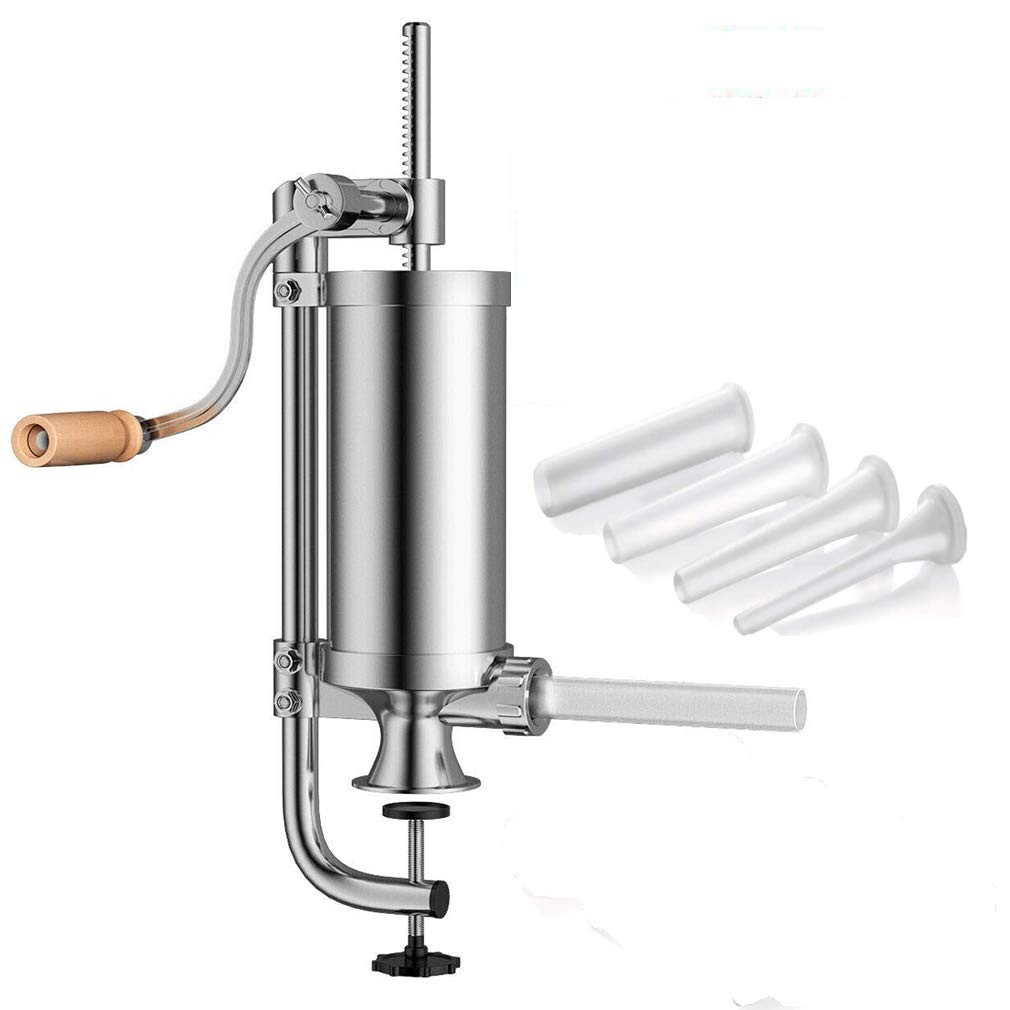 Meao Sausage Filler Stuffer Home Made Machine - Stainless Steel Vertical Saus...