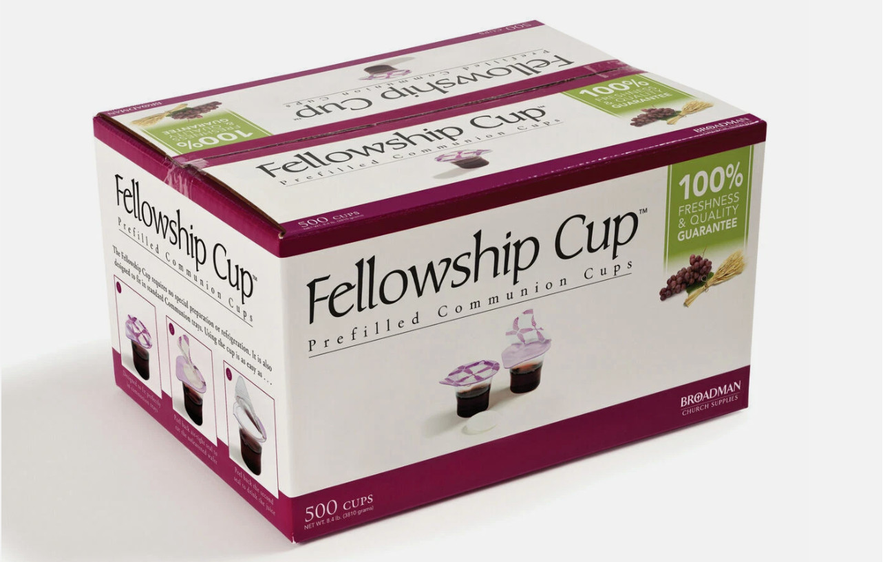 Communion Set - Prefilled Fellowship Cup Juice/Wafer-500 Sets Lords Supper FRESH